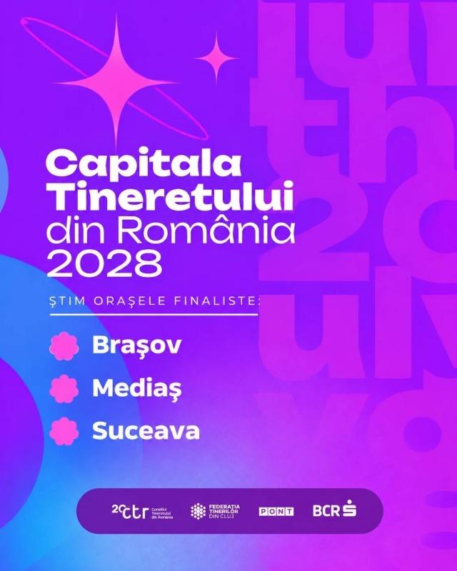 Braşovul, în finala competiției pentru titlul de Capitala Tineretului din România 2028